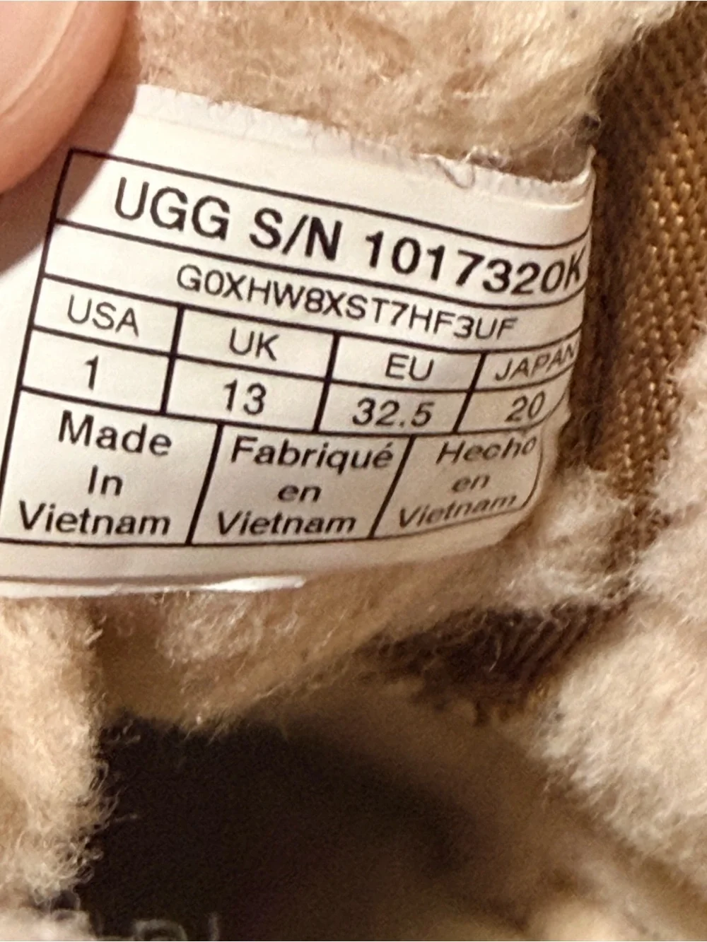 UGG Kids’ Neumel II Boot Size 1